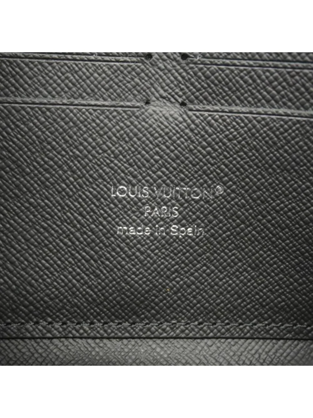 Louis Vuitton Wallet Monogram Eclipse Zippy Horizontal Black